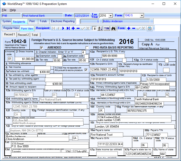 Irs 1042 s instructions 2019